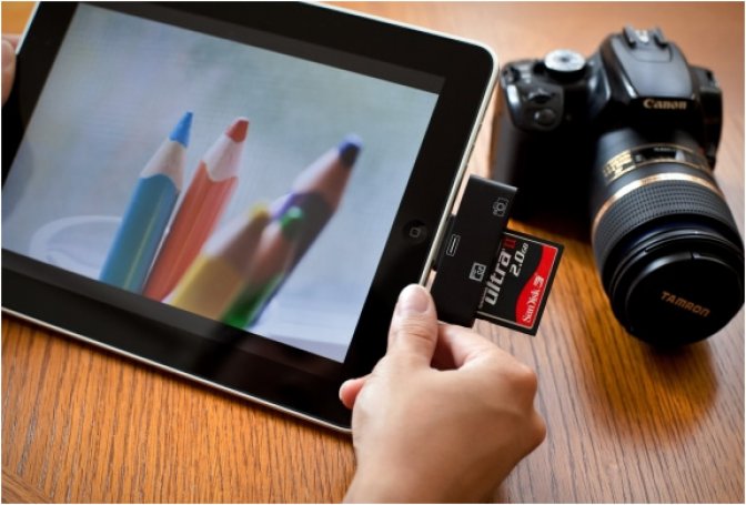IPAD CF AND SD CARD READERS - Image