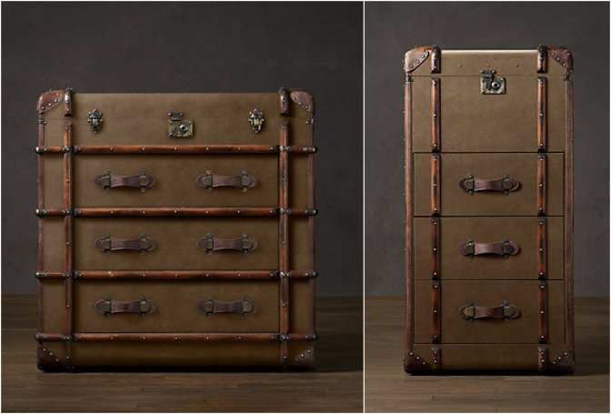 VINTAGE TRUNKS | BY RESTORATION HARDWARE - Image