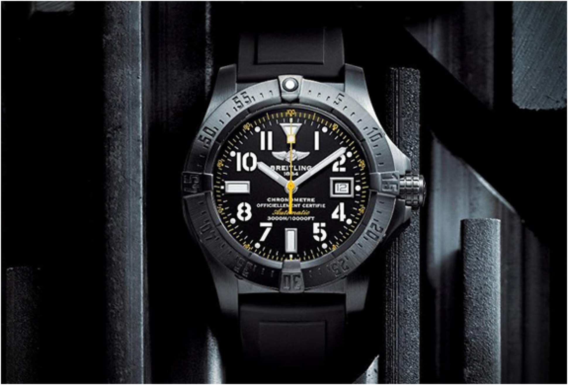 Breitling avenger seawolf black cheap