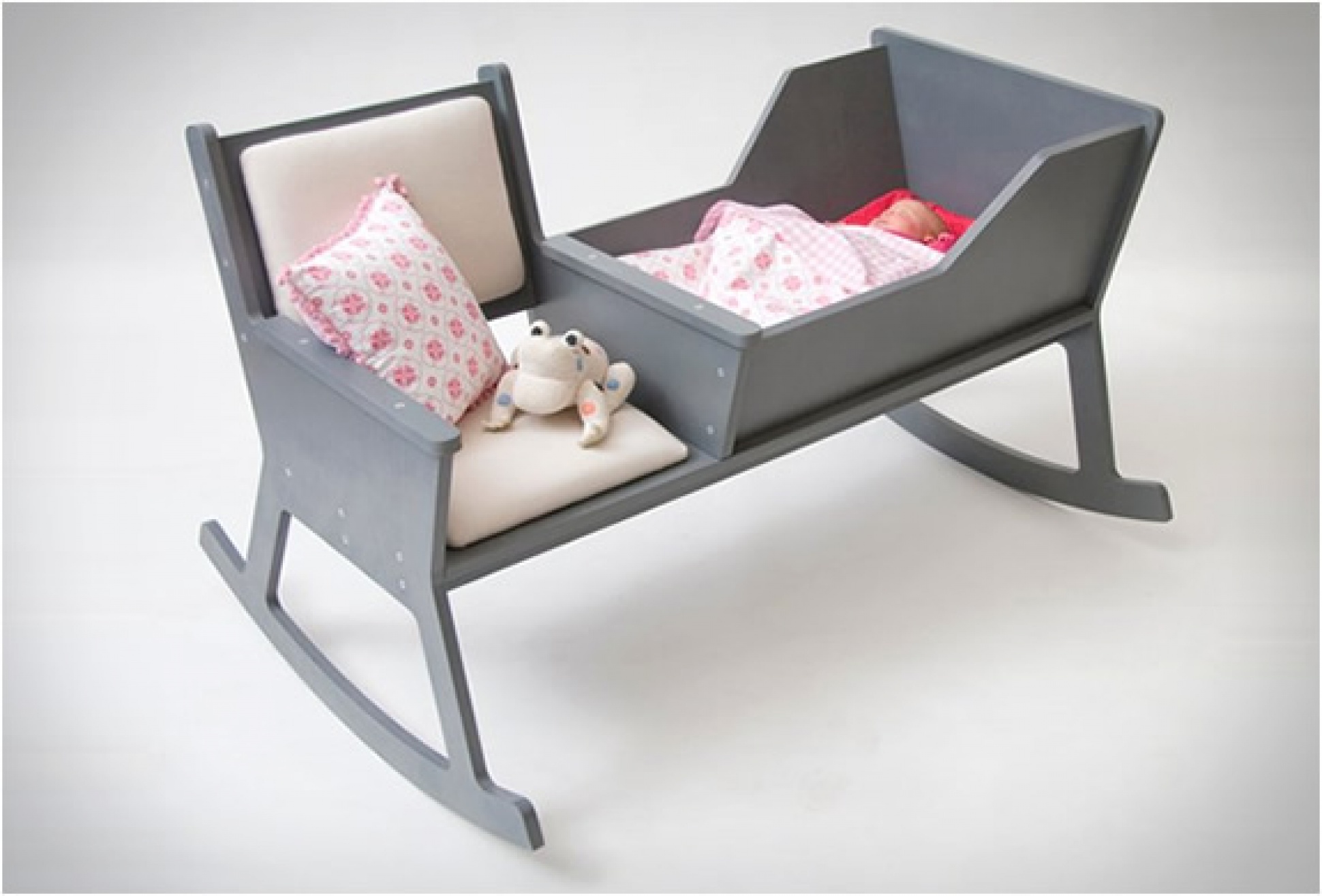 Rocking chair with baby cradle new arrivals