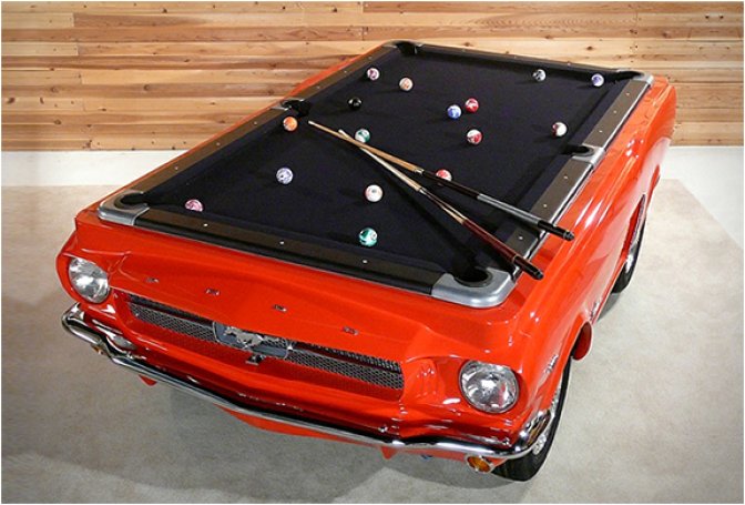 FORD MUSTANG POOL TABLE - Image