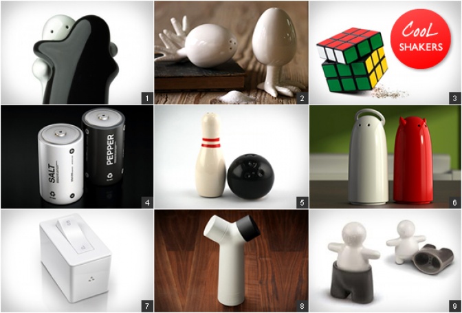COOLEST SALT & PEPPER SHAKERS - Image