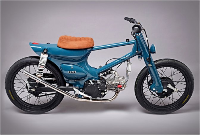CUSTOM SUPER CUB RACER - Image