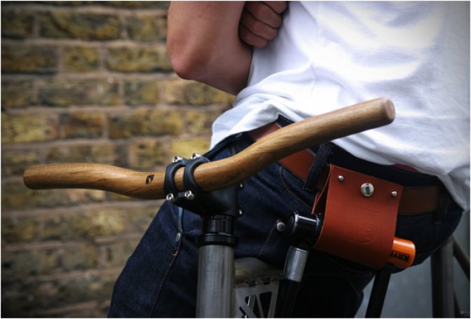 WOOD HANDLEBARS | BY DEER RUNNER - Image