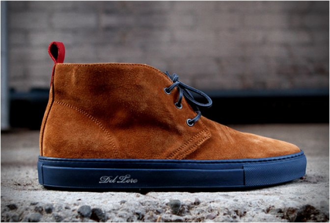 COGNAC SUEDE ALTO CHUKKA | BY DEL TORO - Image