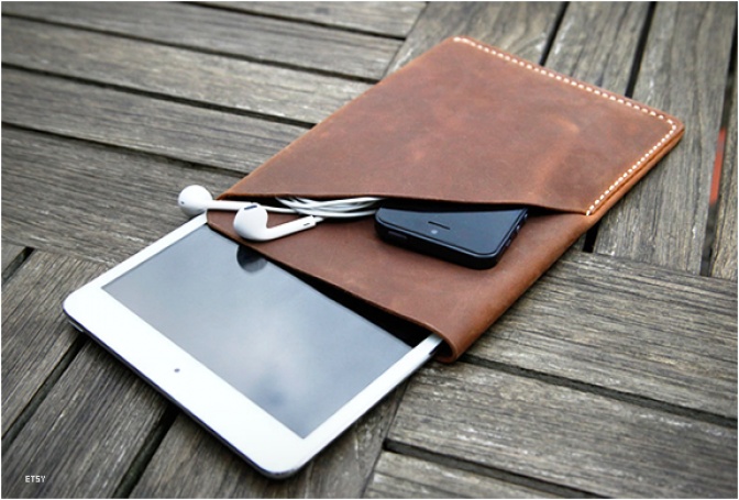 IPAD MINI LEATHER SLEEVE - Image