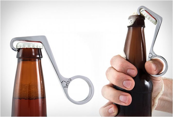 KEBO | THE ONE-HANDED BOTTLE OPENER - Image