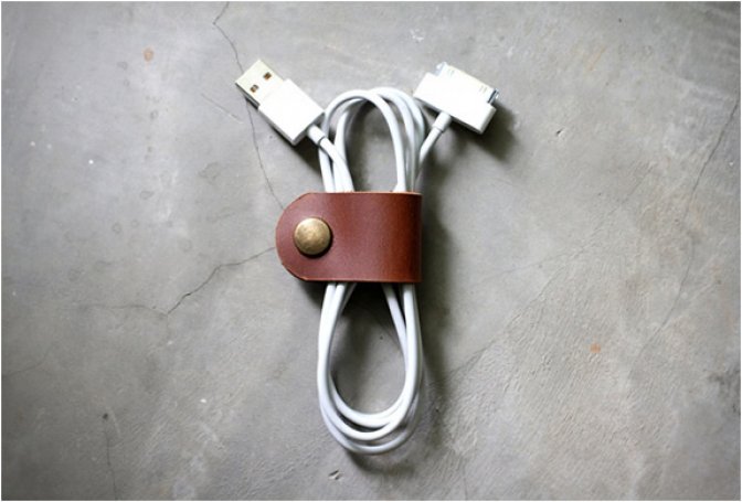 LEATHER CABLE BAND - Image