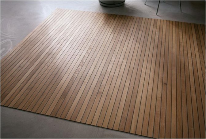 WOODEN RUG | BY RUCKSTUHL - Image
