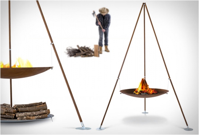 TRIPEE OUTDOOR FIREPLACE | BY AK47 DESIGN - Image