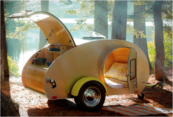 VINTAGE TEARDROP TRAILER - Image