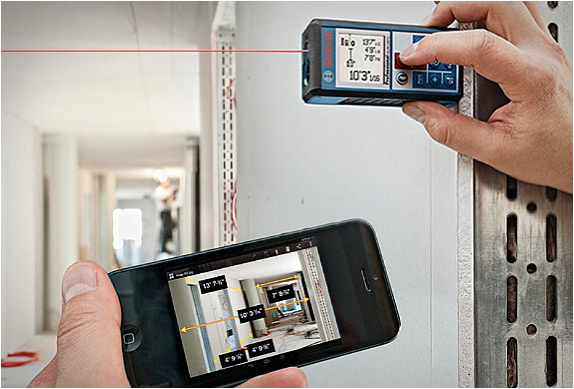 Bosch Glm 100 C Laser Measure