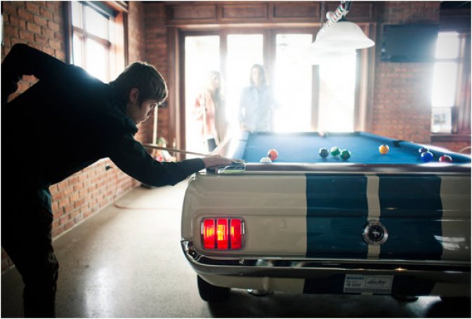 1965 SHELBY GT-350 POOL TABLE - Image