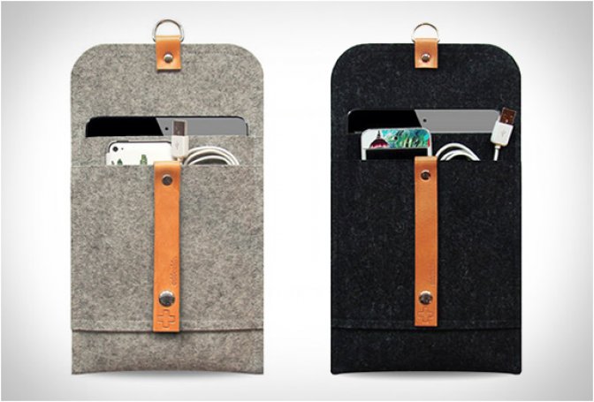 HANDMADE WOOL IPAD MINI SLEEVES - Image