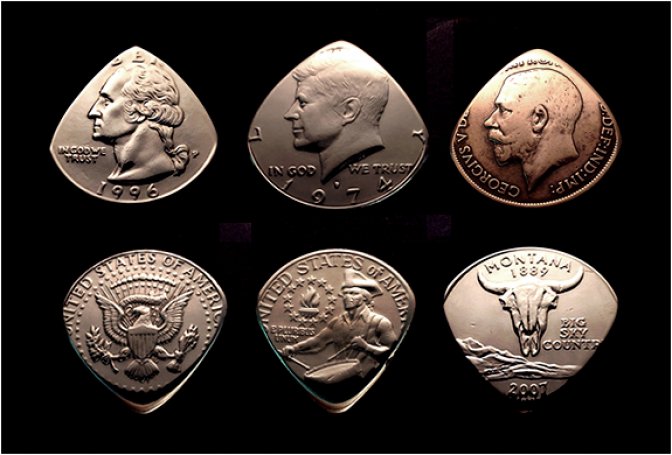 COIN GUITAR PICKS - Image