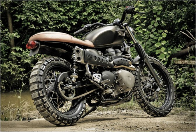 TRIUMPH BONNEVILLE SCRAMBLER | BY FCR - Image