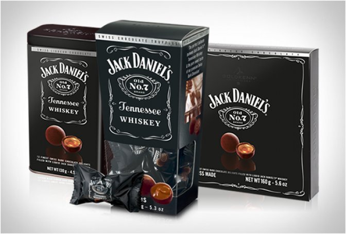 JACK DANIELS WHISKEY FILLED CHOCOLATE - Image