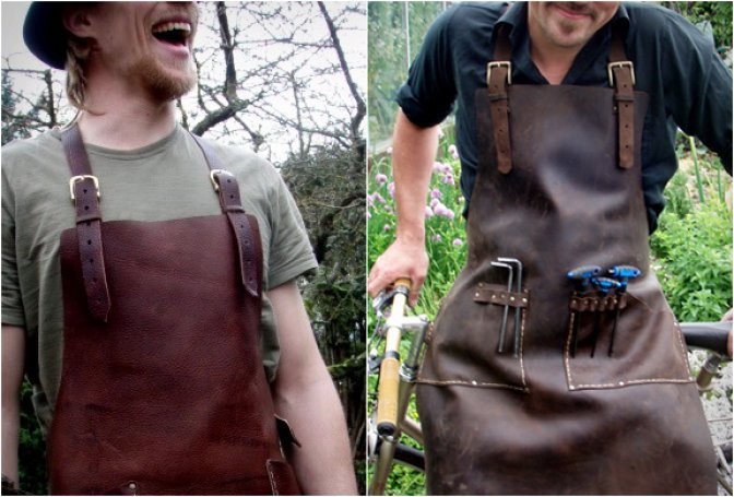LEATHER WORK APRONS - Image