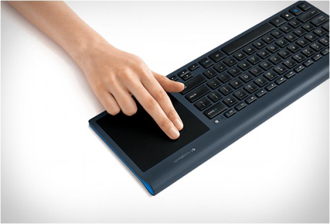 LOGITECH WIRELESS KEYBOARD & TRACKPAD - Image