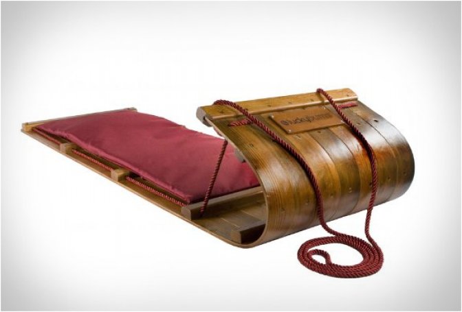 WOOD TOBOGGAN | BY LUCKY BUMS - Image