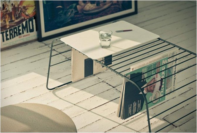 MARC | COFFEE TABLE & MAGAZINE RACK - Image