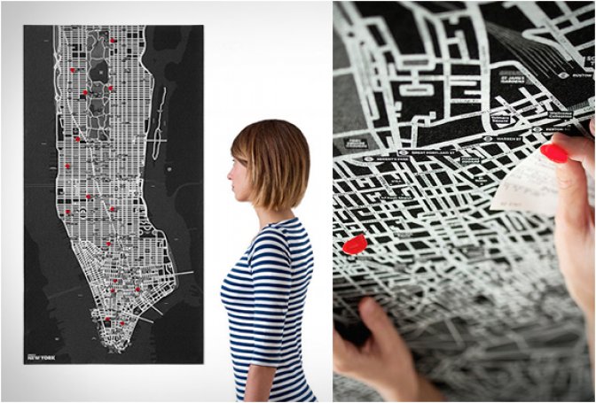 PIN CITY WALL MAPS - Image