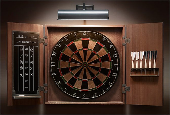 TOURNAMENT DARTBOARD SET - Image