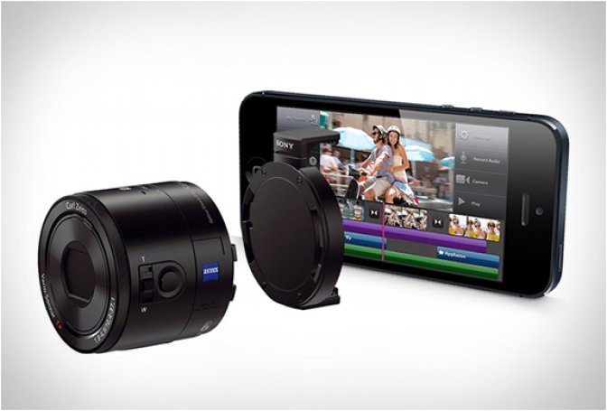 SONY SMARTPHONE ATTACHABLE LENS-STYLE CAMERA - Image