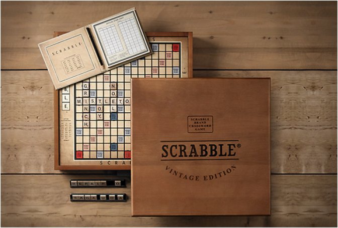 VINTAGE EDITION SCRABBLE - Image