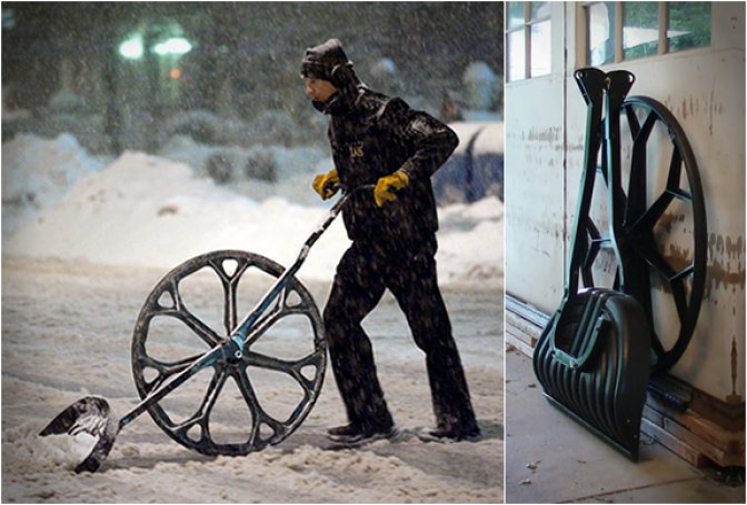 SNOW WOLF | WHEELED SNOW SHOVEL - Image