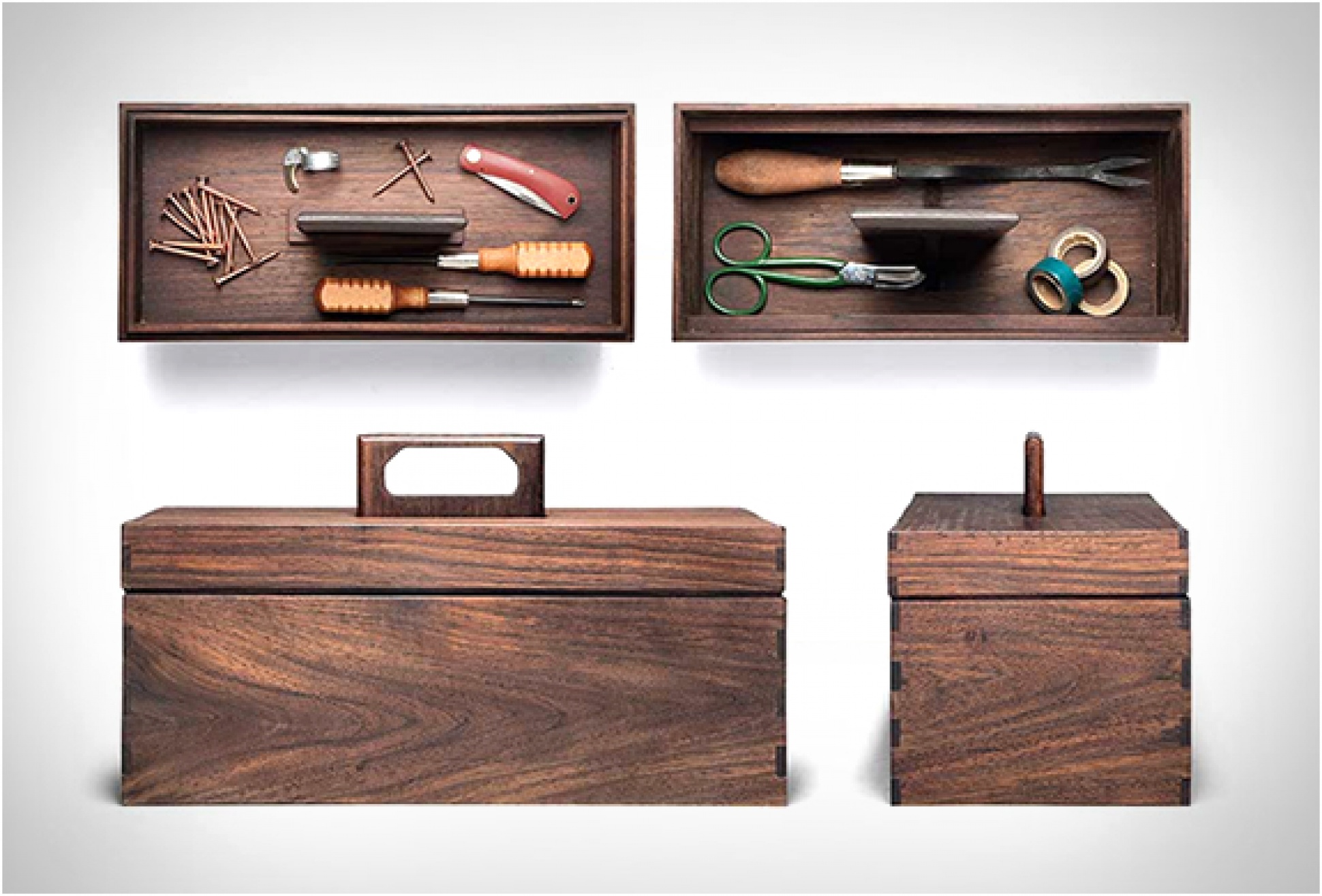 Kaufmann Mercantile Walnut Tool Box | Image