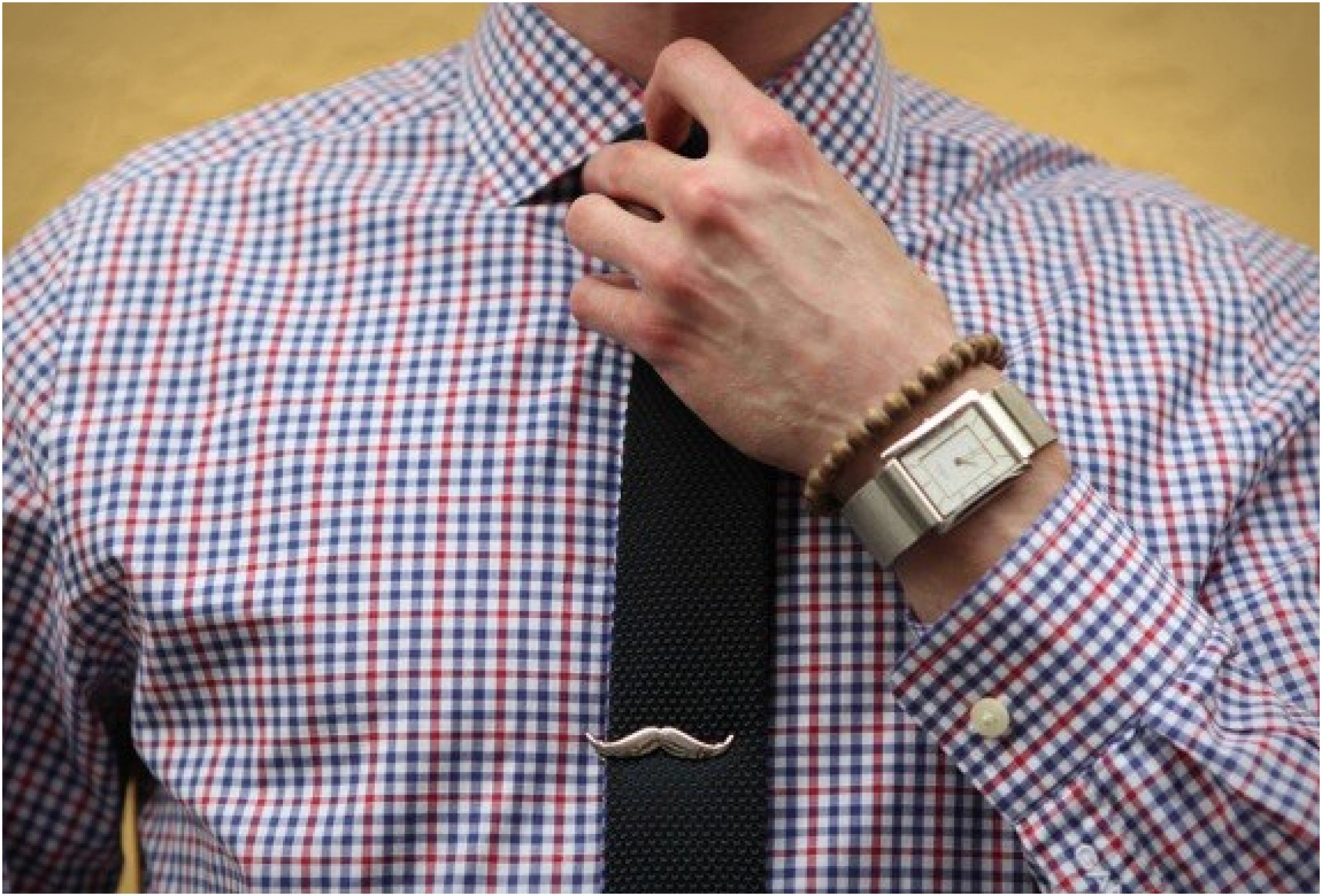 Moustache Tie Clip | Image