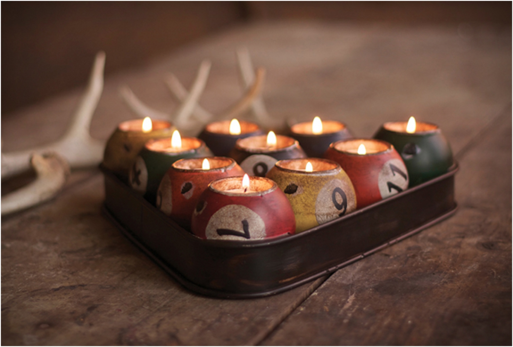 Pool Ball Candle Holder | Image