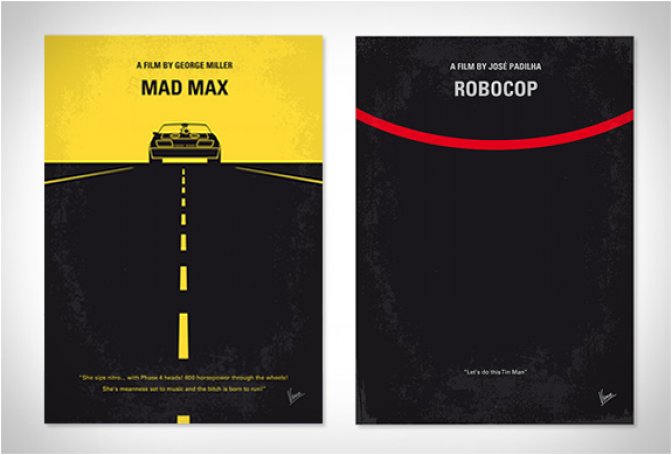 MINIMAL MOVIE POSTERS | BY CHUNGKONG - Image
