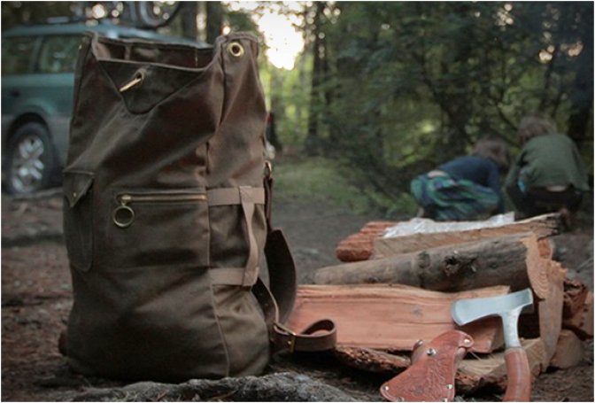 MILITARY DUFFLE BACKPACK | BY COLLECTED WORKS - Image