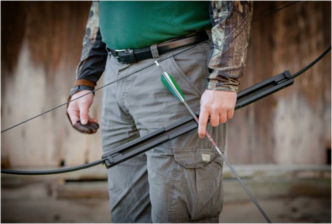 COMPACT FOLDING SURVIVAL BOW - Image