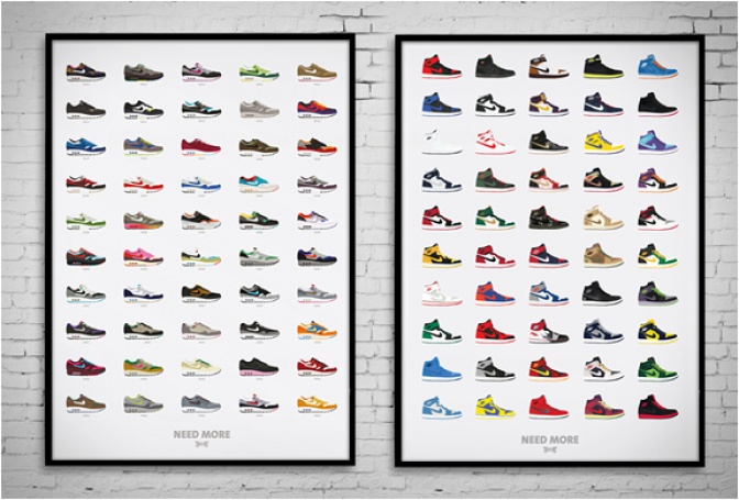 SNEAKER POSTERS | BY EGOTRIPS - Image