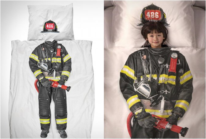 FIREFIGHTER DUVET COVER - Image
