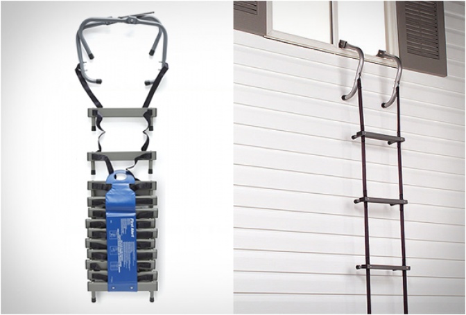 PORTABLE HOME FIRE ESCAPE LADDER - Image