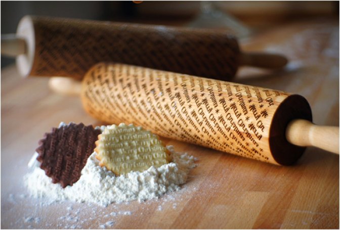 LASER-ENGRAVED ROLLING PINS - Image