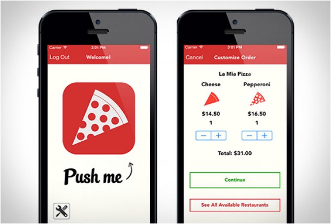 PUSH FOR PIZZA - Image