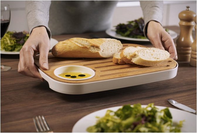 SLICE & SERVE | BREAD AND CHEESE BOARD - Image