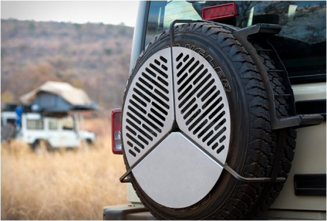 SPARE TIRE BBQ GRATE - Image