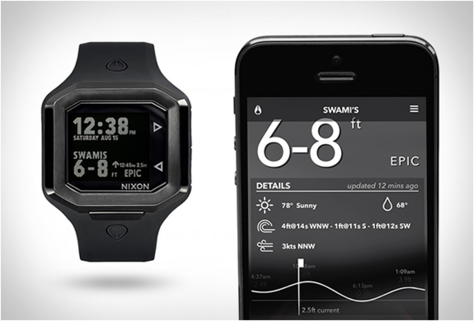 Nixon Ultratide | Smart Surf Watch | Image