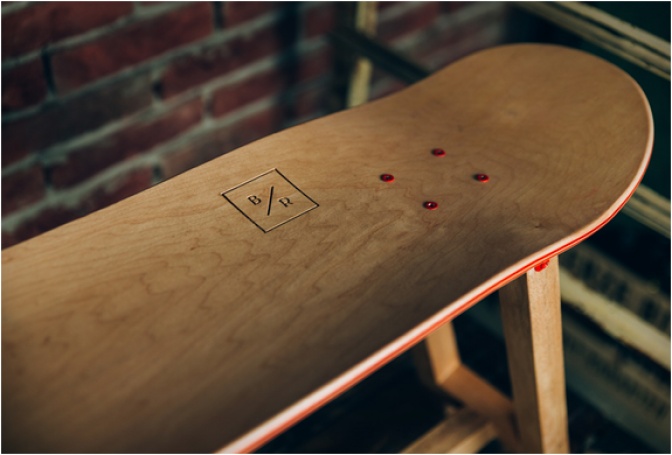 BAKED ROAST | HANDMADE SKATEBOARD FURNITURE - Image