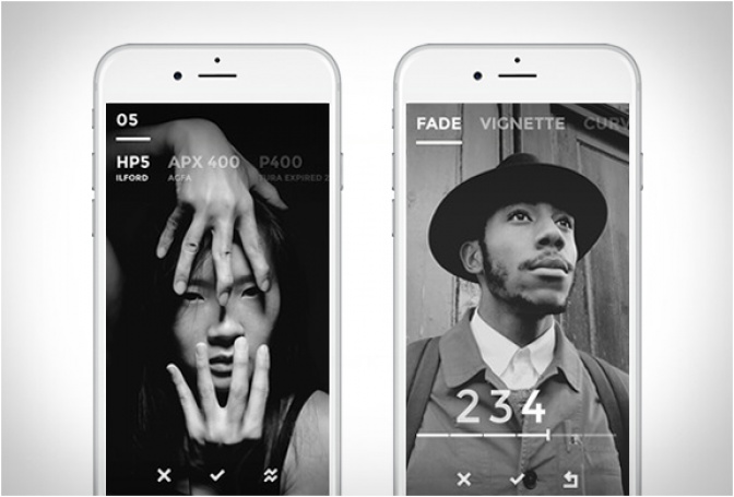 BLACK | BLACK & WHITE FILM EMULATOR APP - Image