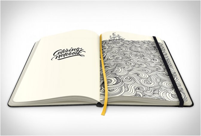 COLORING NOTEBOOK - Image