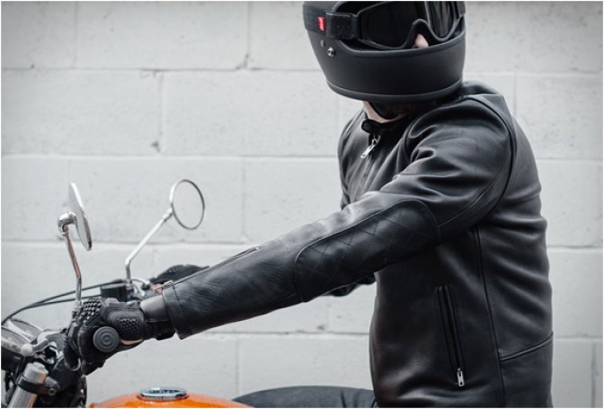 DEUS CAFE RACER LEATHER JACKET - Image