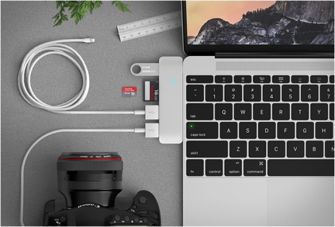 SATECHI TYPE-C USB HUB - Image
