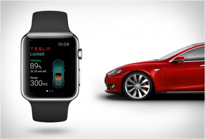 TESLA APPLE WATCH APP - Image